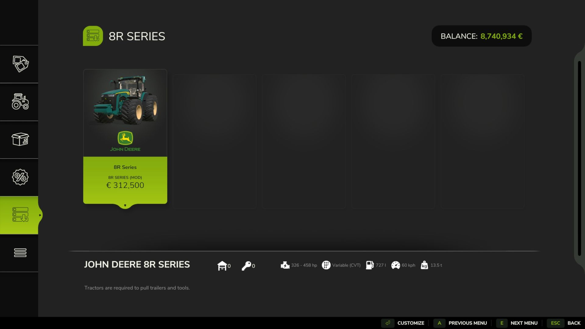 John Deere 8R Alex Blue v1.0.0.2