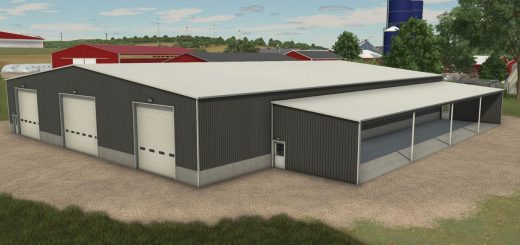 Large Metal Drive Thru Garage v1.0