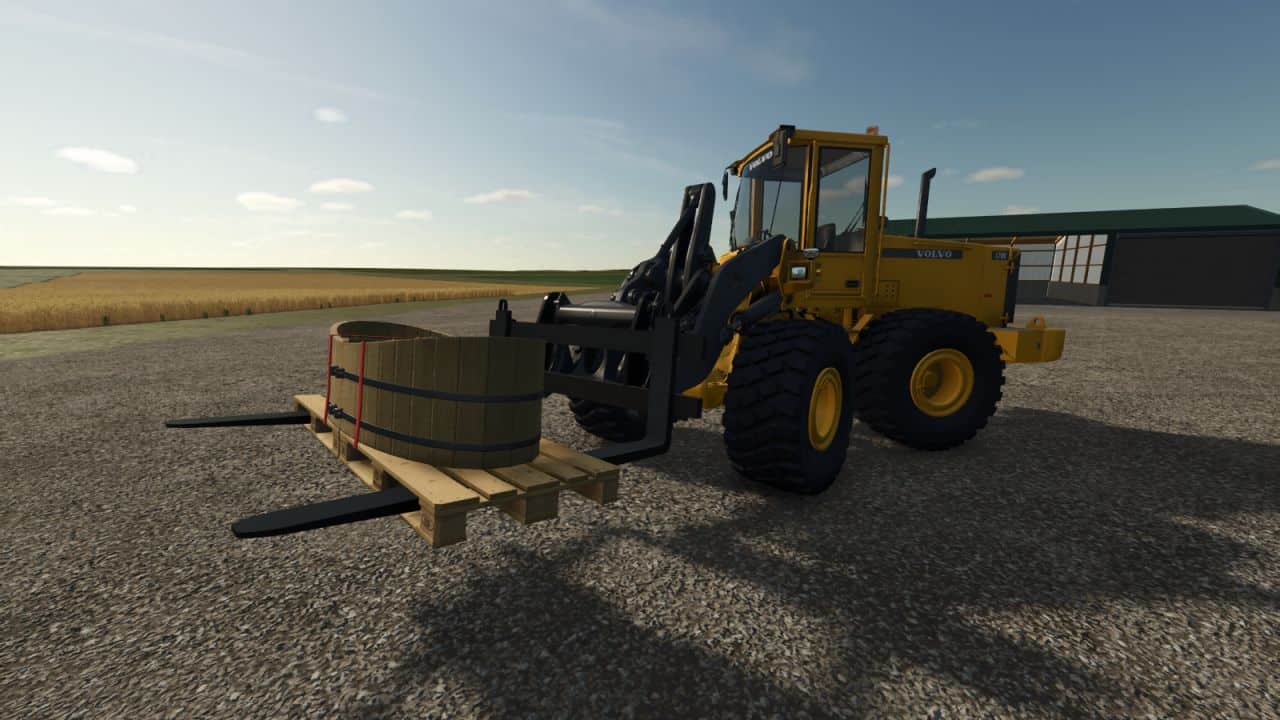 Longer and Wider Loader Forks v1.0