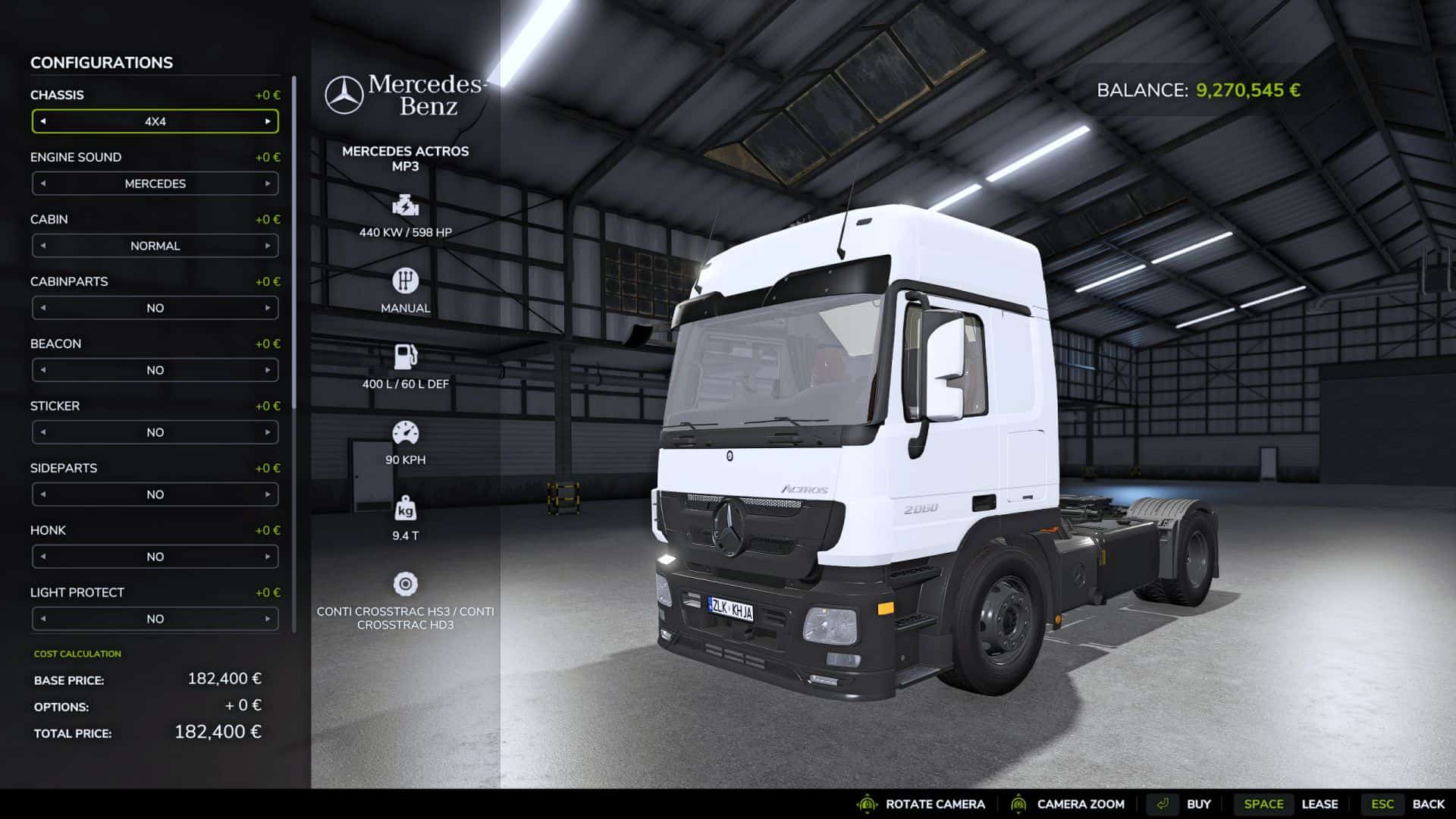 Mercedes Actros MP3 v1.0.0.1