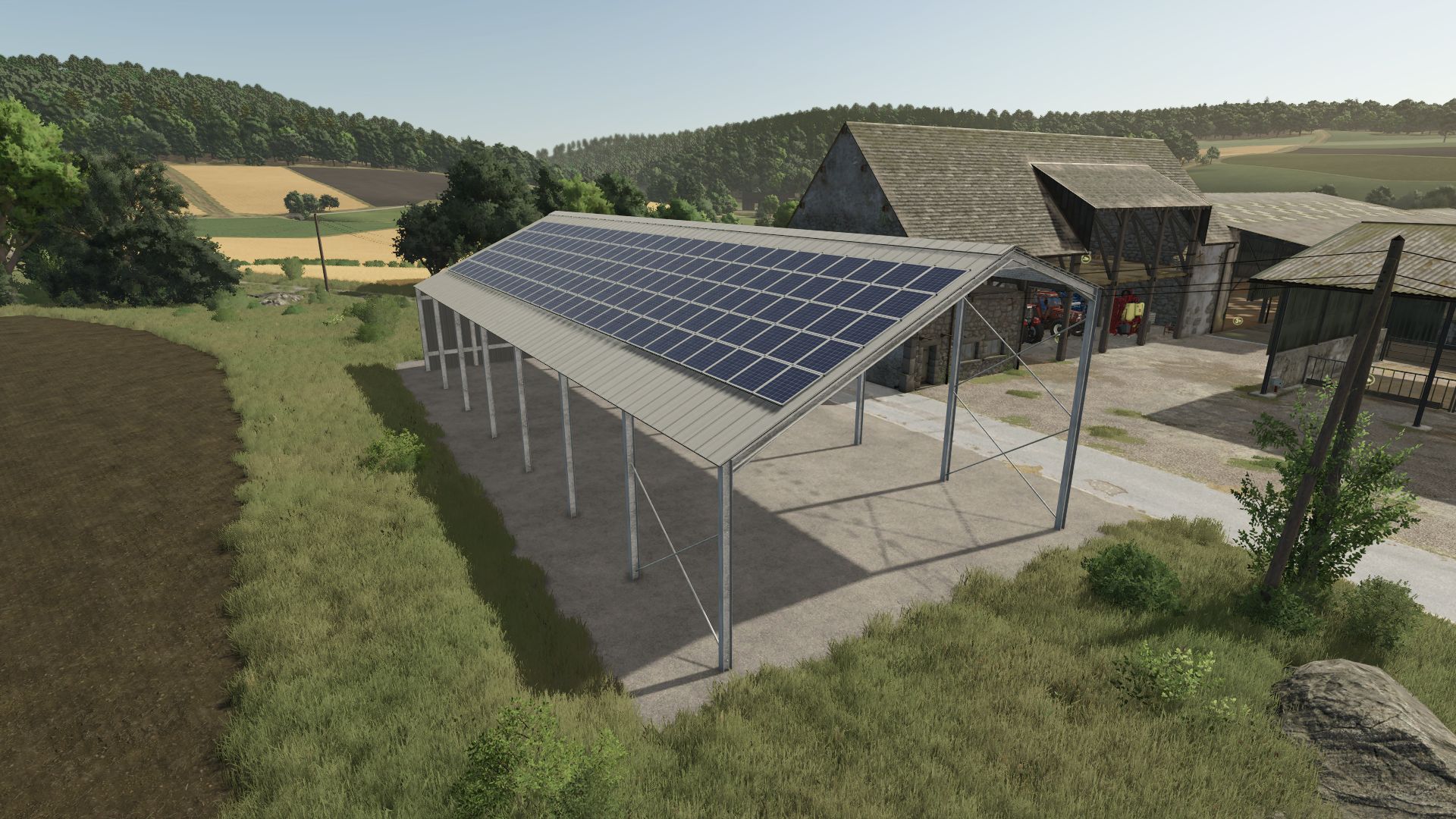Metal agricultural shed v1.0