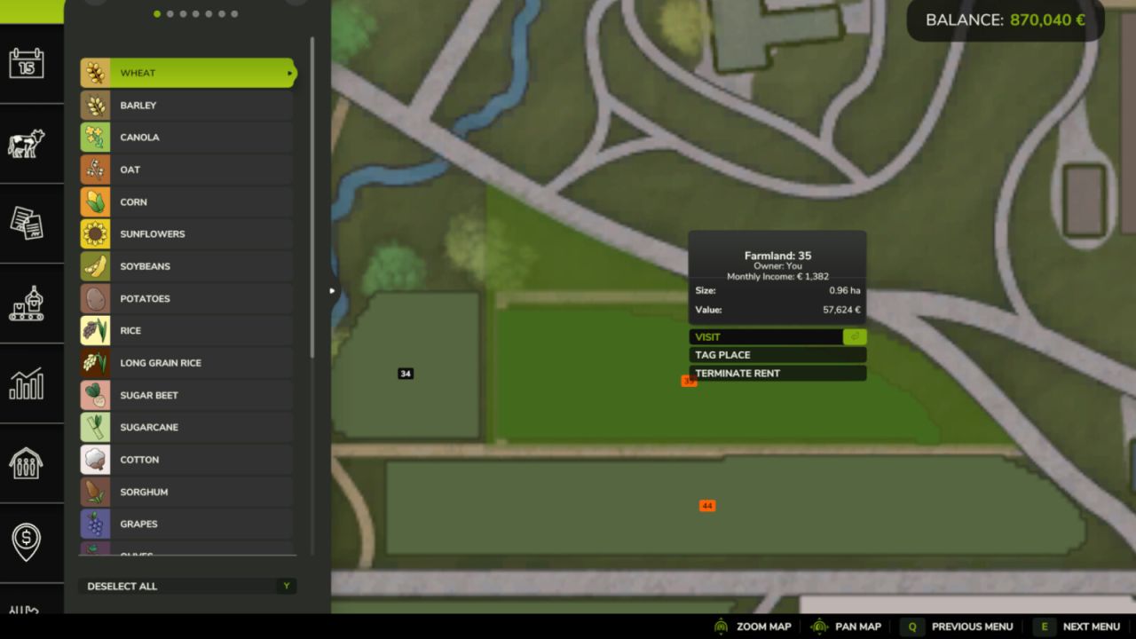 Rent Your Field v1.0