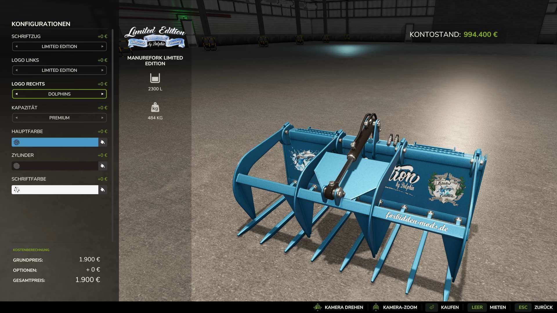 Skid Steer Loader Tools Limited Edition v1.0