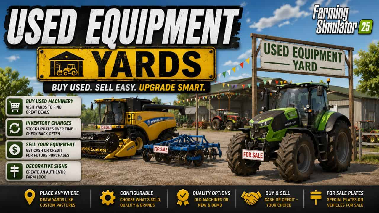 Used Equipment Yards v1.0.0.2