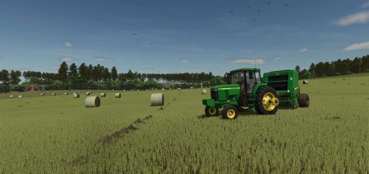 American Flag Net Wrap (Hay Texture) v1.0