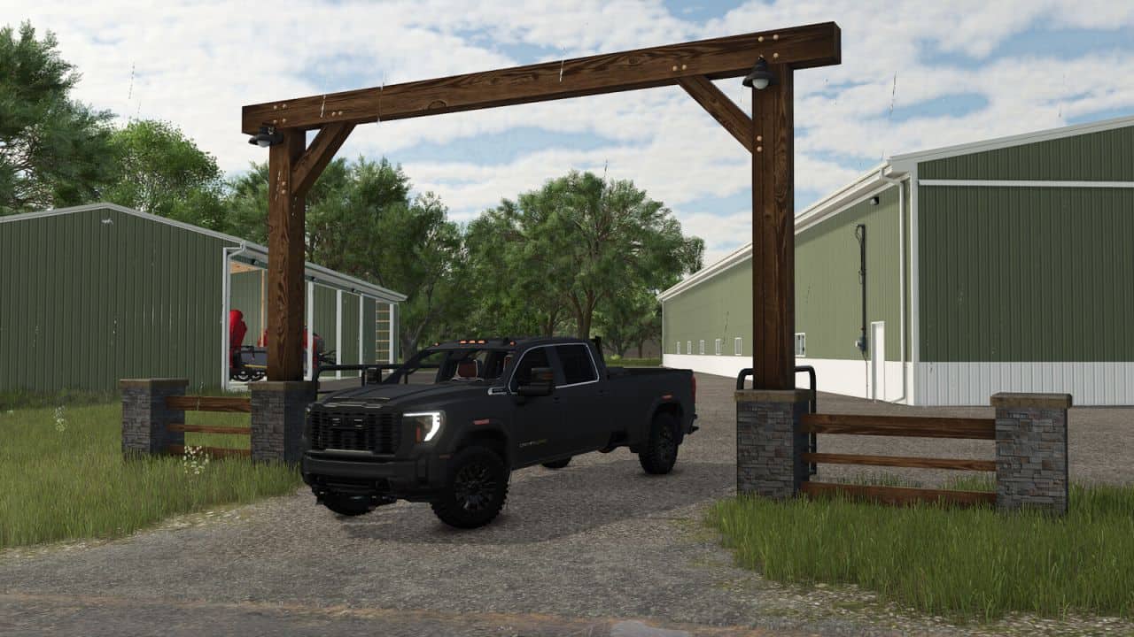 American Ranch Gate Entrance v1.0