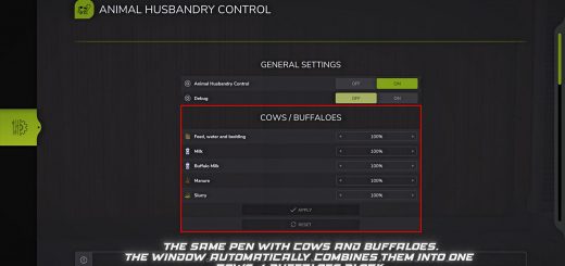Animal Husbandry Control BETA v1.0