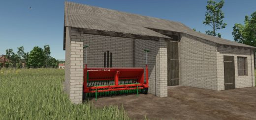 Barn with cross passage, shed and utility room v1.0