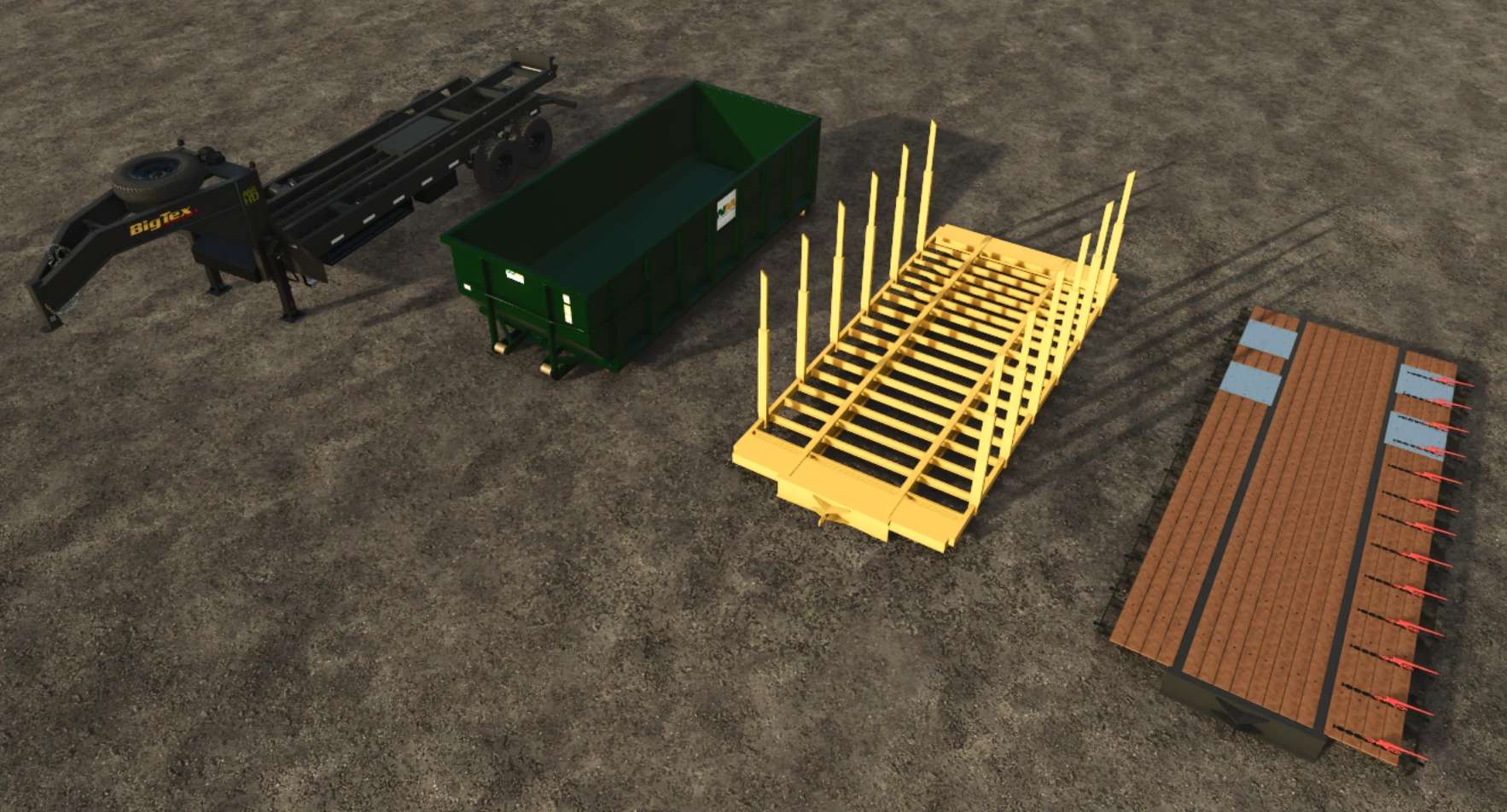 Big Tex Roll-off trailer v1.0