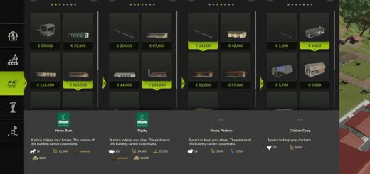 Build Menu: Husbandry Storage Info v1.0