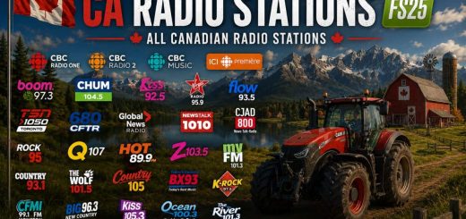 Canadian radio stations v1.0