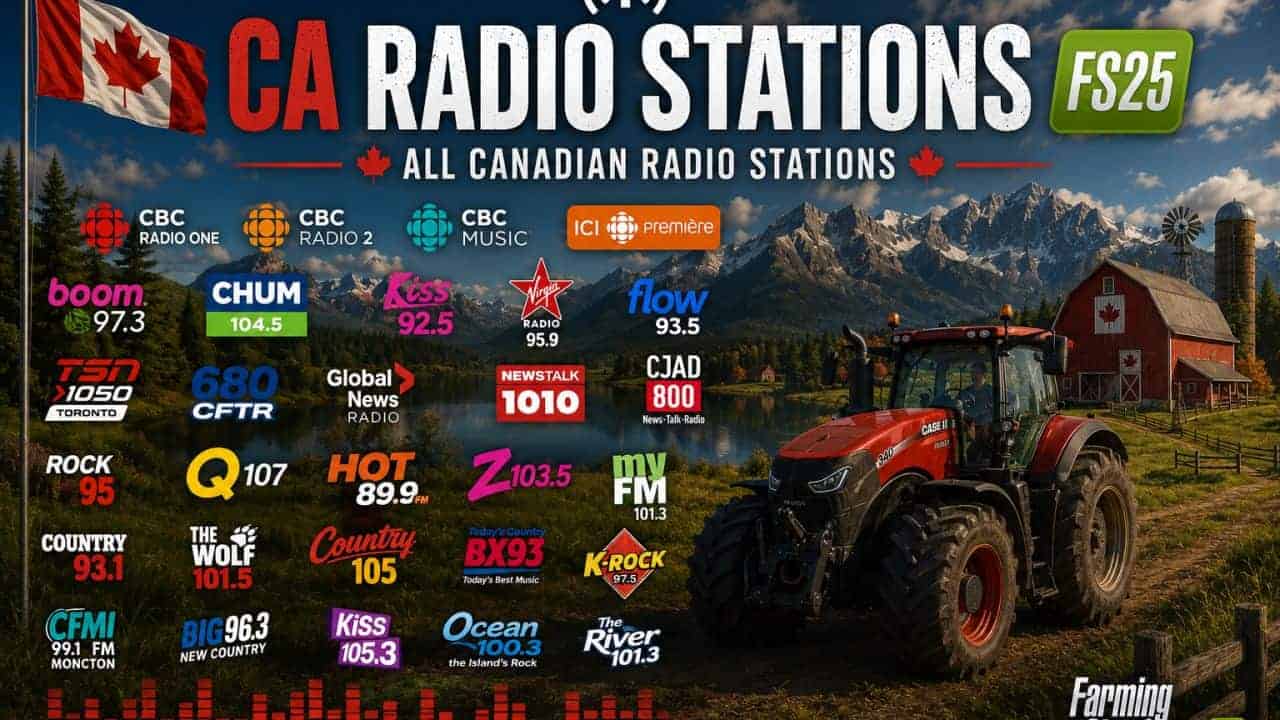 Canadian radio stations v1.0
