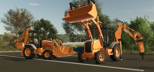 Case 580 Super M&L Canopy 2wd v1.0