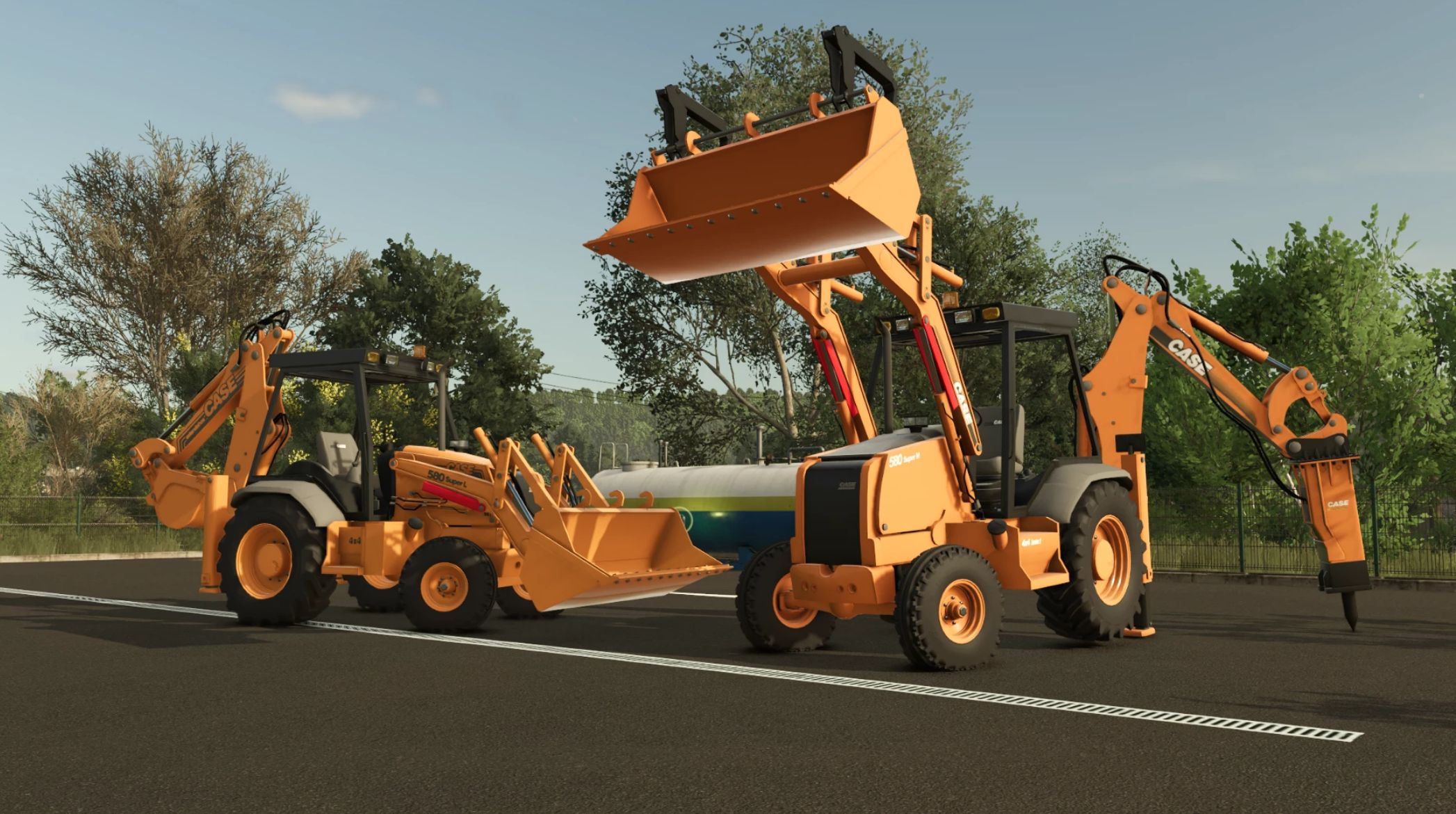 Case 580 Super M&L Canopy 2wd v1.0