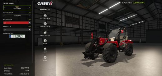 Case IH Farmlift 742 v1.1