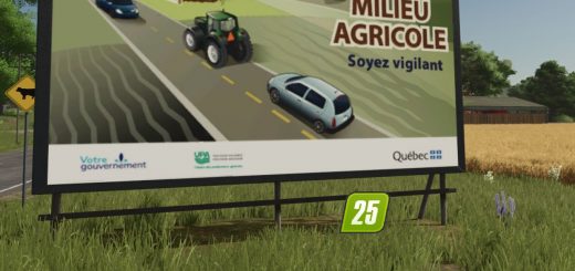 French Placeable Awareness Panel – Agricultural Environment v1.0