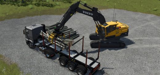 Gripen 080 Grapple For Excavator v1.0