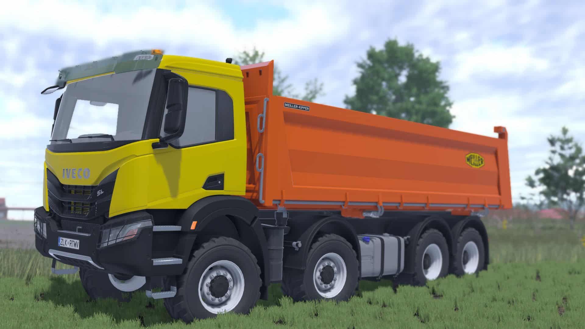 Iveco X-Way 8X8 Meiller Kipperv