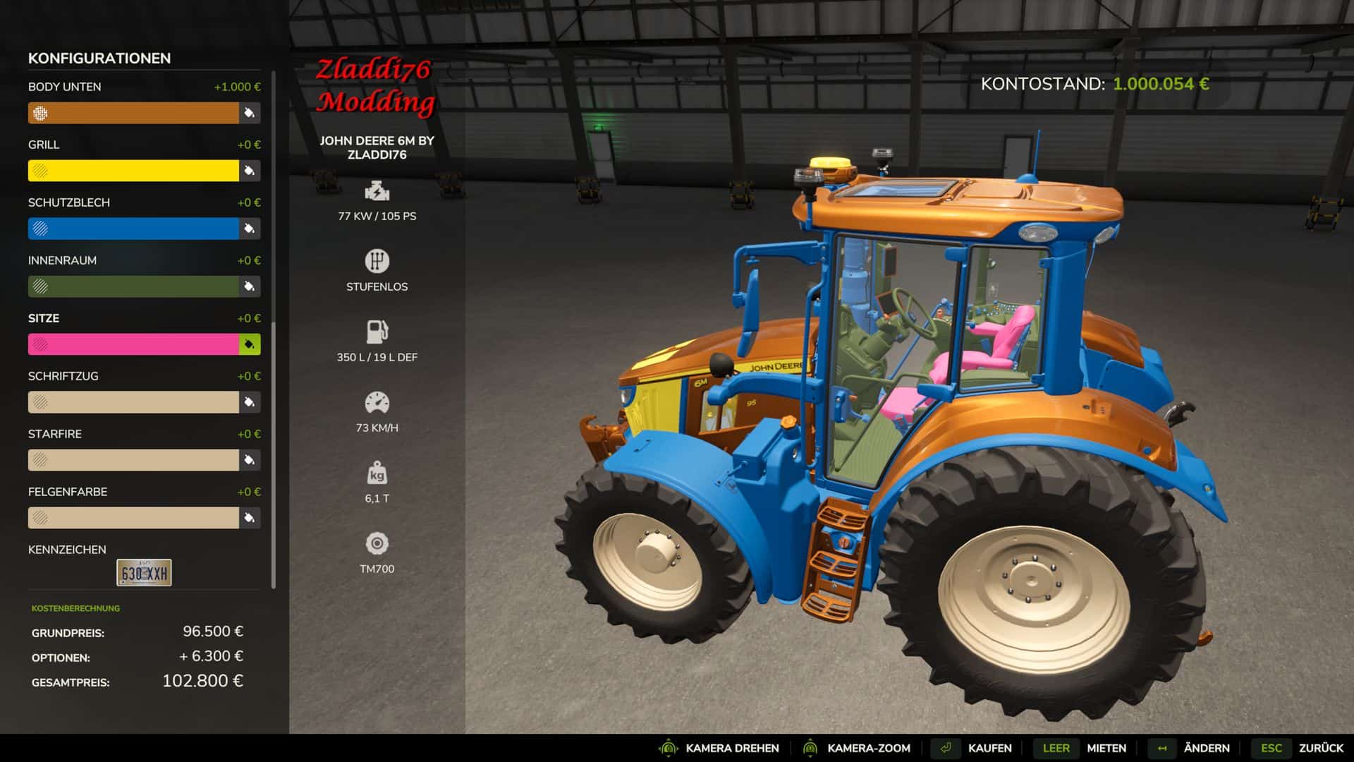 John Deere 6M Serie v1.0