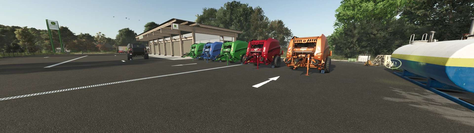 John Deere Ballenpresse V452R in Multicolor v1.1