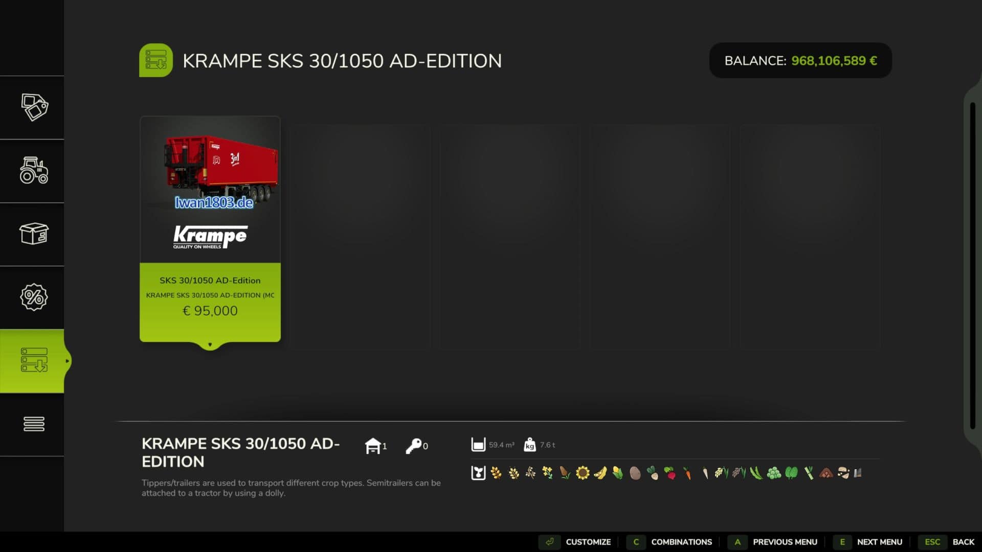 Krampe SKS 30/1050 AutoDrive-Edition v2.0.0.2