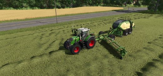 Krone Trailed Windrower v1.0