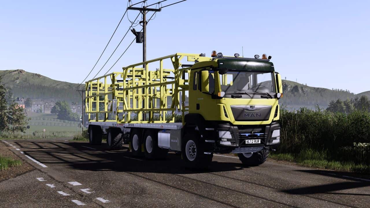 MAN TGS Fliegl Bale Platform v1.0