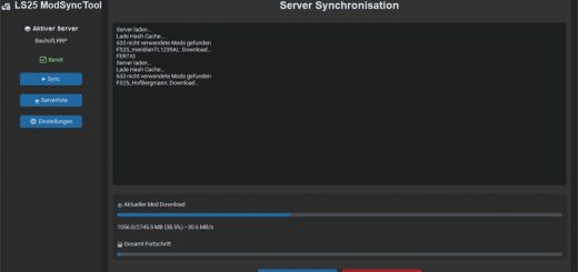 Mod Sync Tool With Server List v1.1