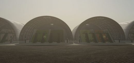 Modern silo with digital screen v1.0