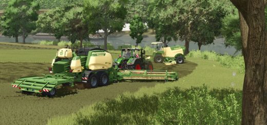 Pack Of Balers With Windrower v2.0