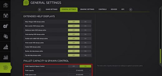 Pallet capacity and spawn control v1.0