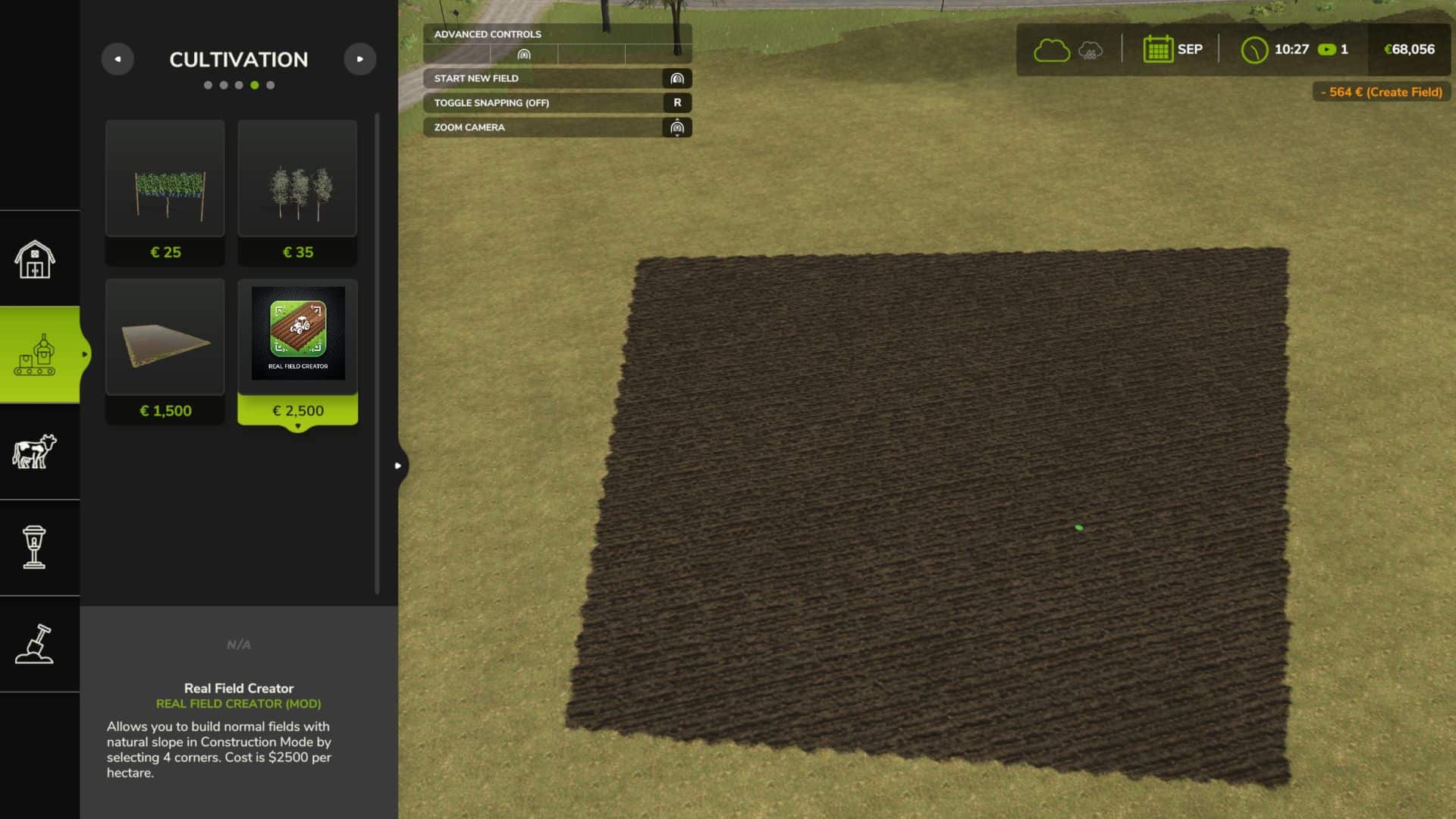 Real Field Creator v1.0