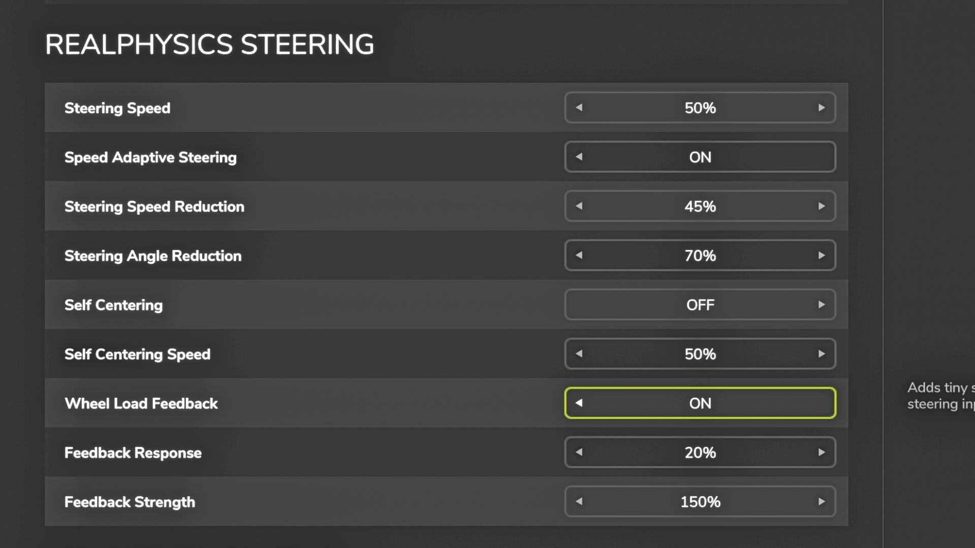 RealPhysics Steering v1.0.0.3
