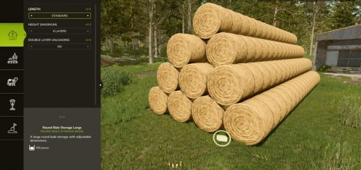 Round Bale Storage v1.0