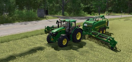 Round Balers Pack With Windrower v1.0