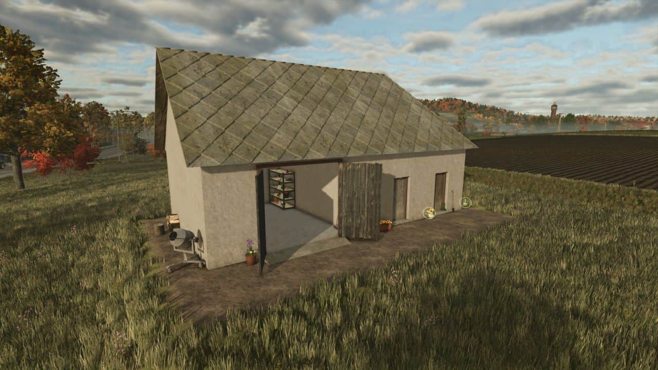 Small Garage With Root Crop Storage v1.0