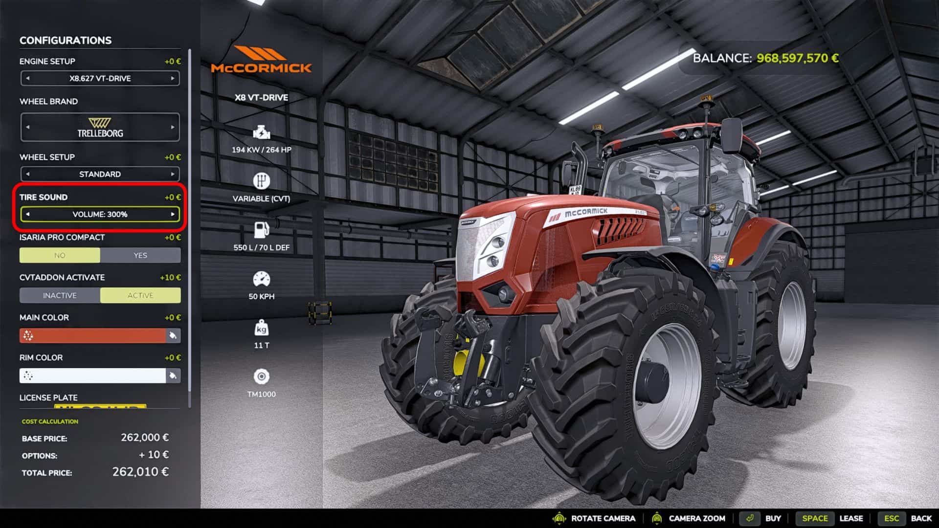 Tire sound BETA v1.0
