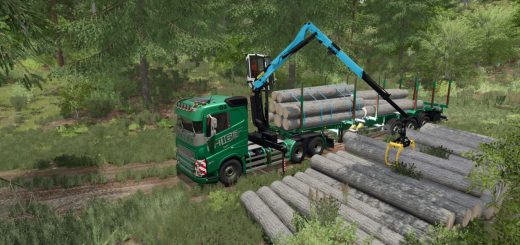 Volvo FH 16 Forestry Z-Crane Semi Pack v1.0.0.3