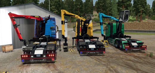 Volvo FH 16 Forestry Z-Crane Semi Pack v1.0.0.2