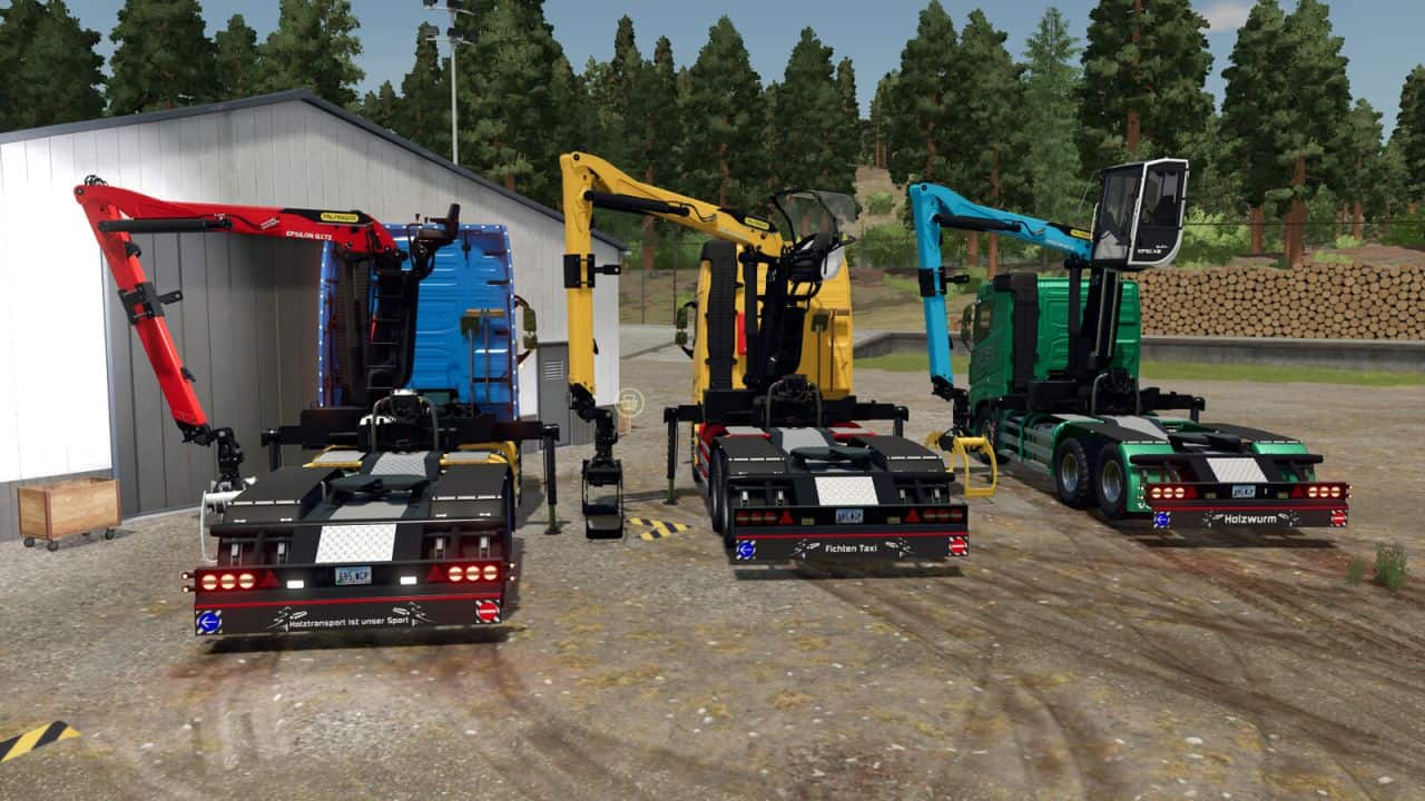 Volvo FH 16 Forestry Z-Crane Semi Pack v1.0.0.2
