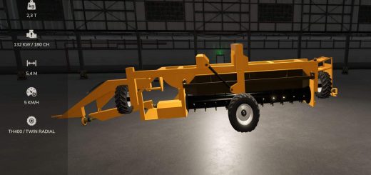 Windrow turner v1.0