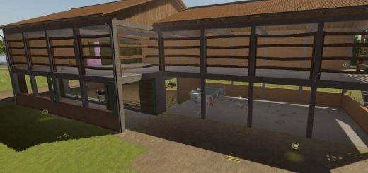XXL Cow Barn With Bale Storage v1.0.0.1