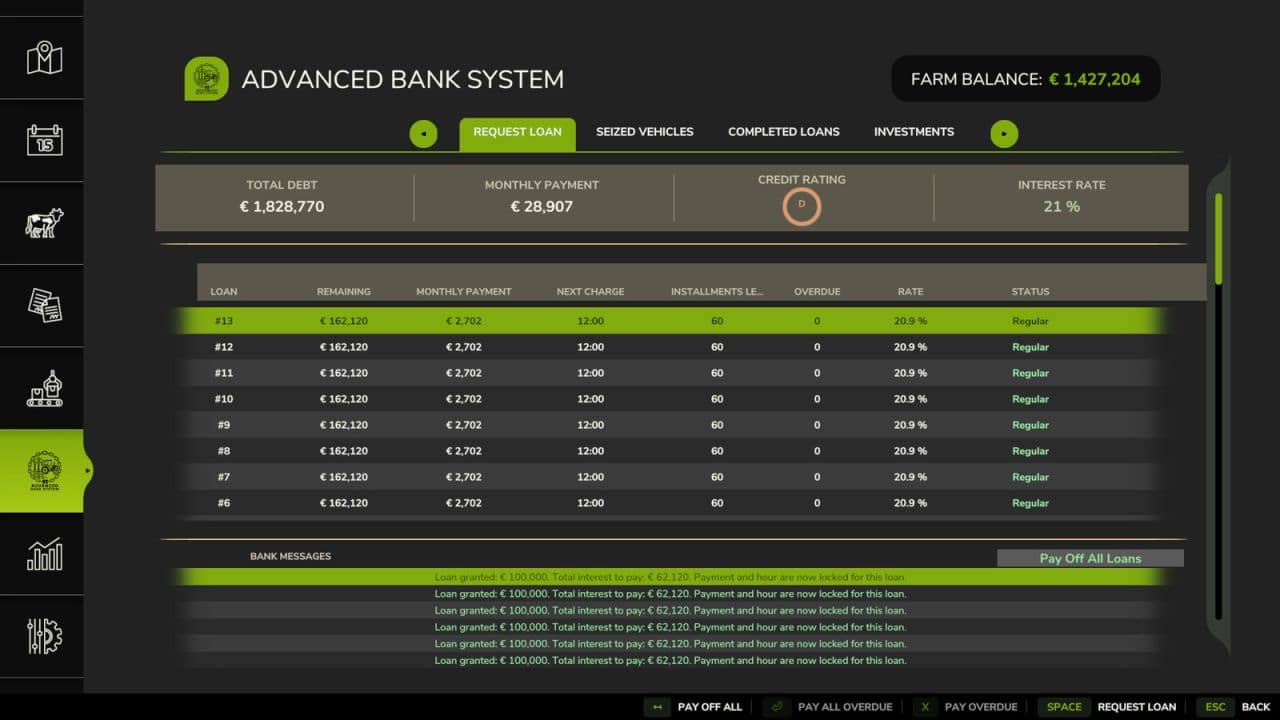 Advanced Bank System v1.0