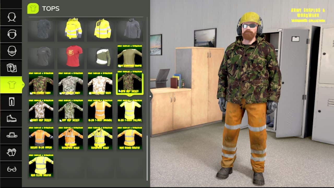 Army Surplus & Workwear Wardrobe Collection V1.0.0.3