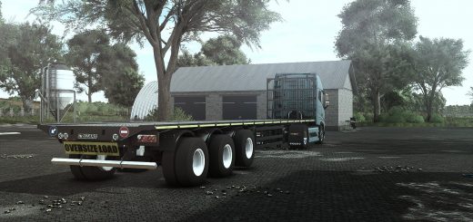 Bale Flatbed Trailer 50000 v1.0