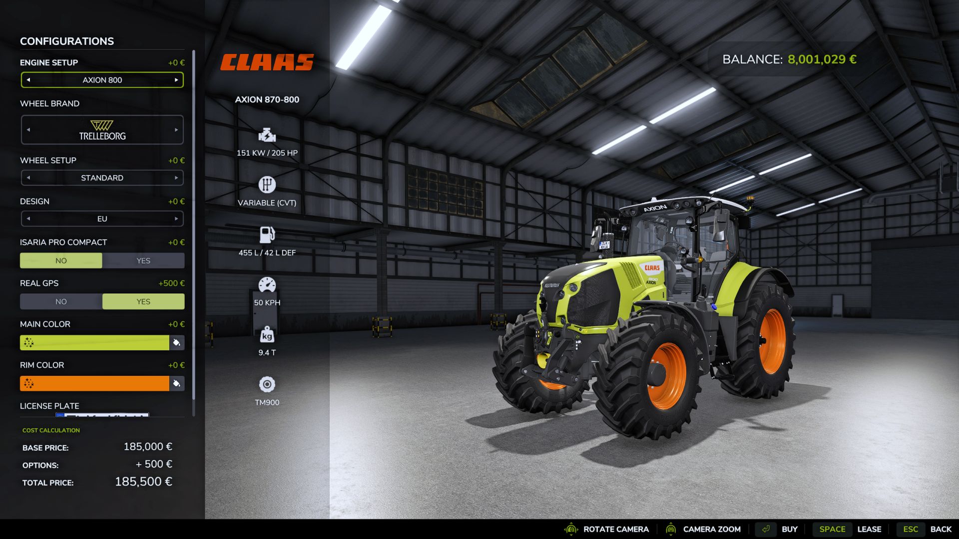 Claas Axion 800 Series EU & US v1.2