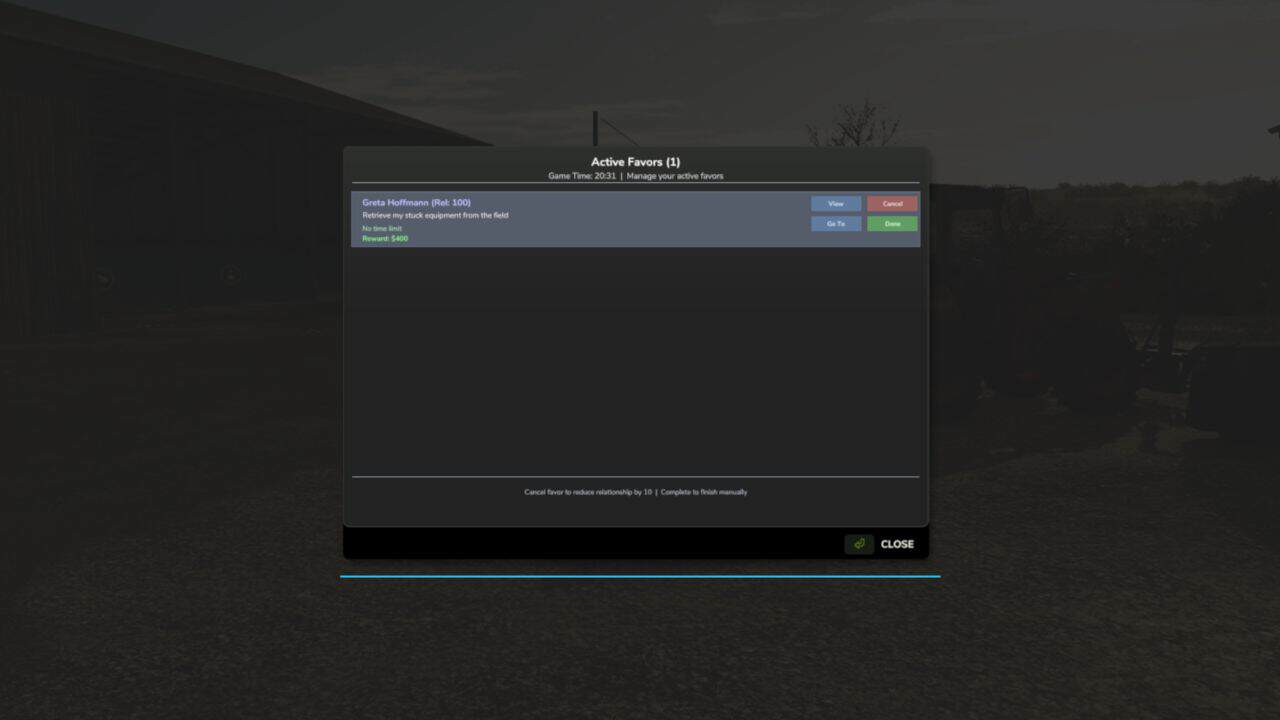 NPC Favor v1.2.7.0