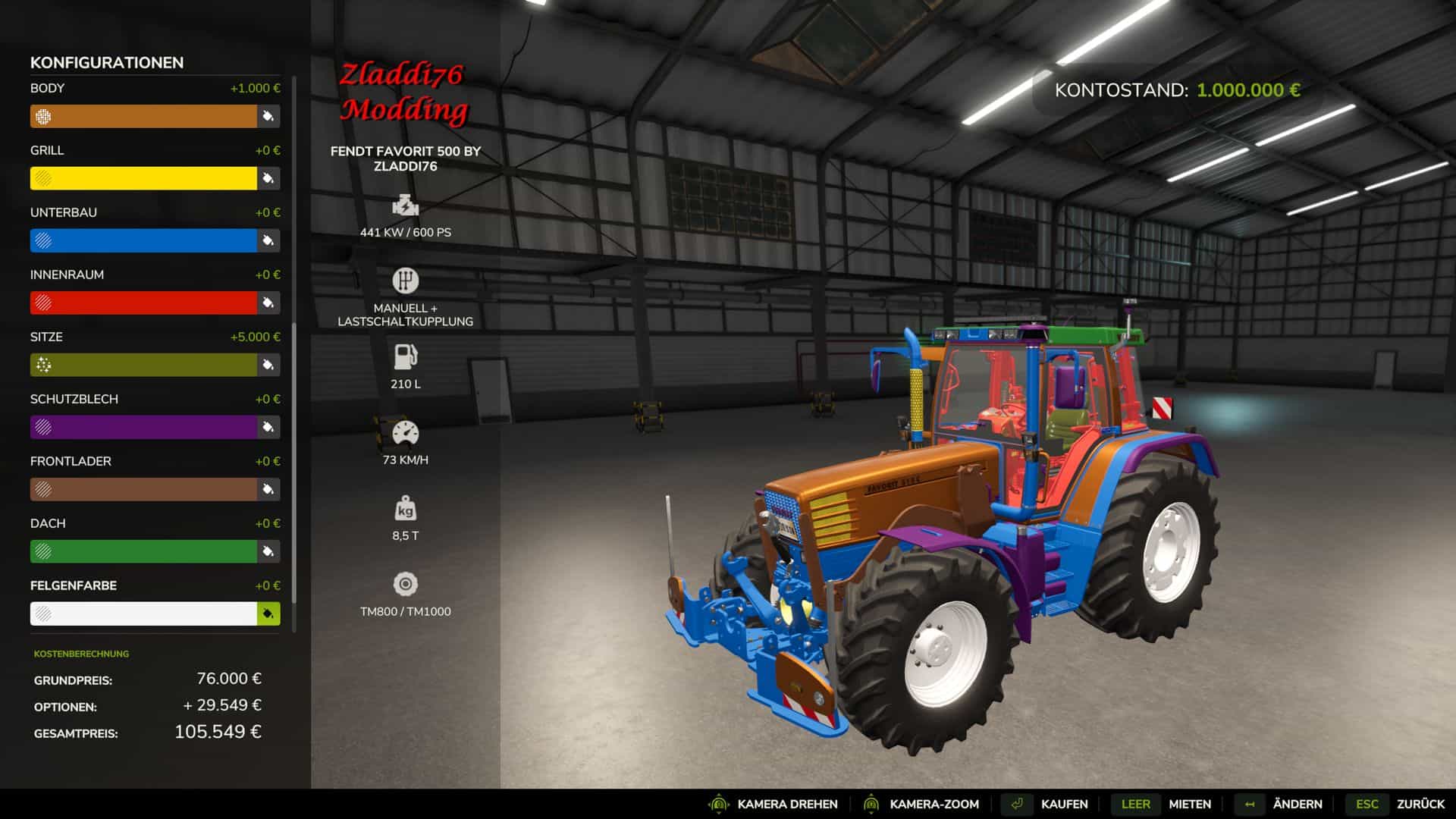 Fendt Favorit 500 Edit v1.0