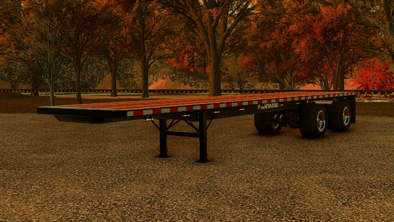 Fontain Flatdeck Trailer v1.0 thumbnail 4