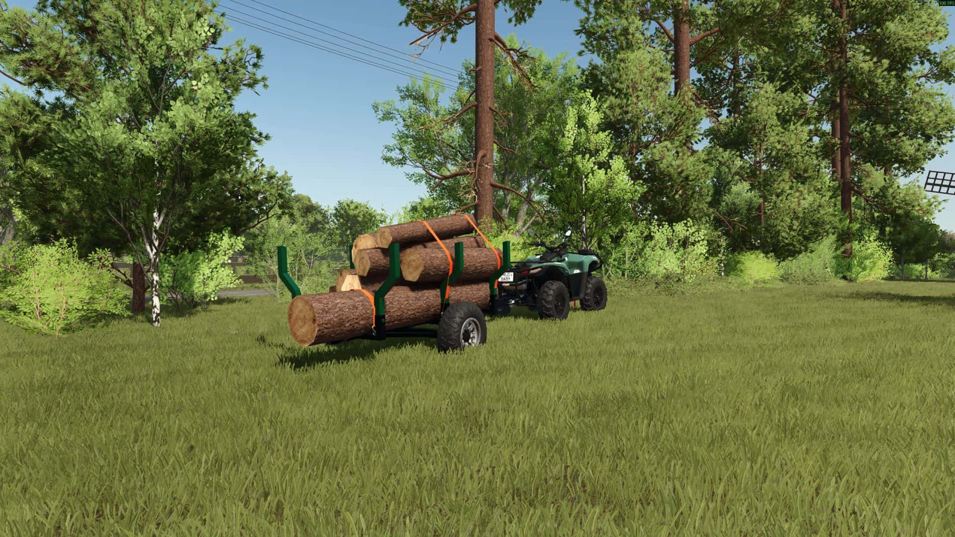 Forest trailer for ATV quad v1.0